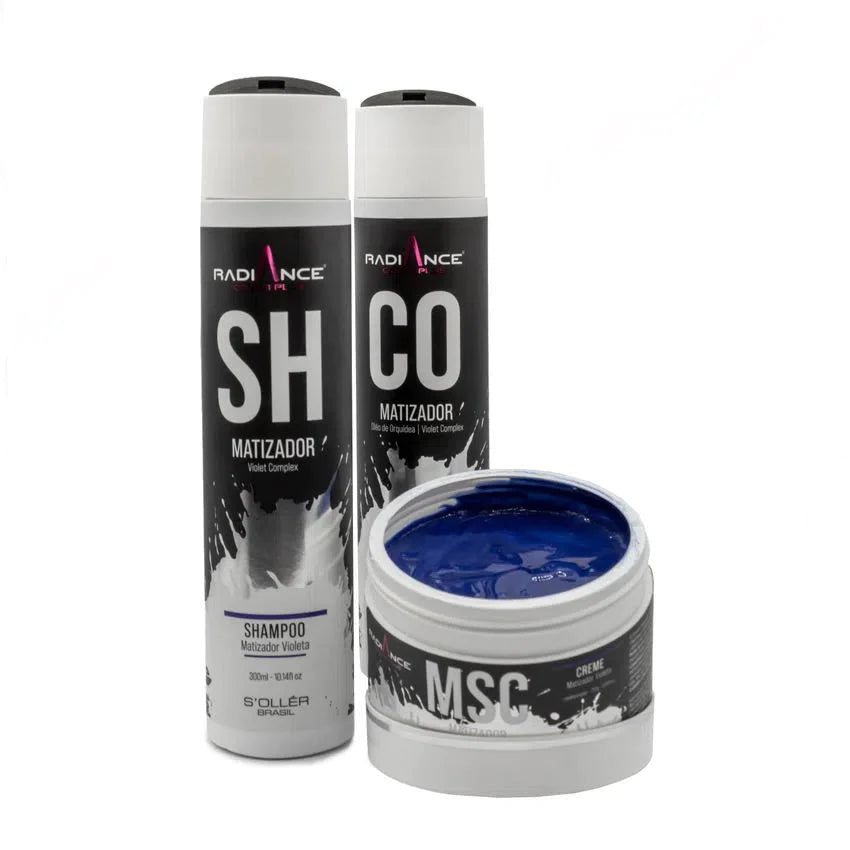 Soller Hair Color Soller Violet Hair Toning Home Care Kit