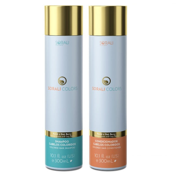 Sorali Colors - Home Care KIT Shampoing et revitalisant pour cheveux colorés - 300 ml