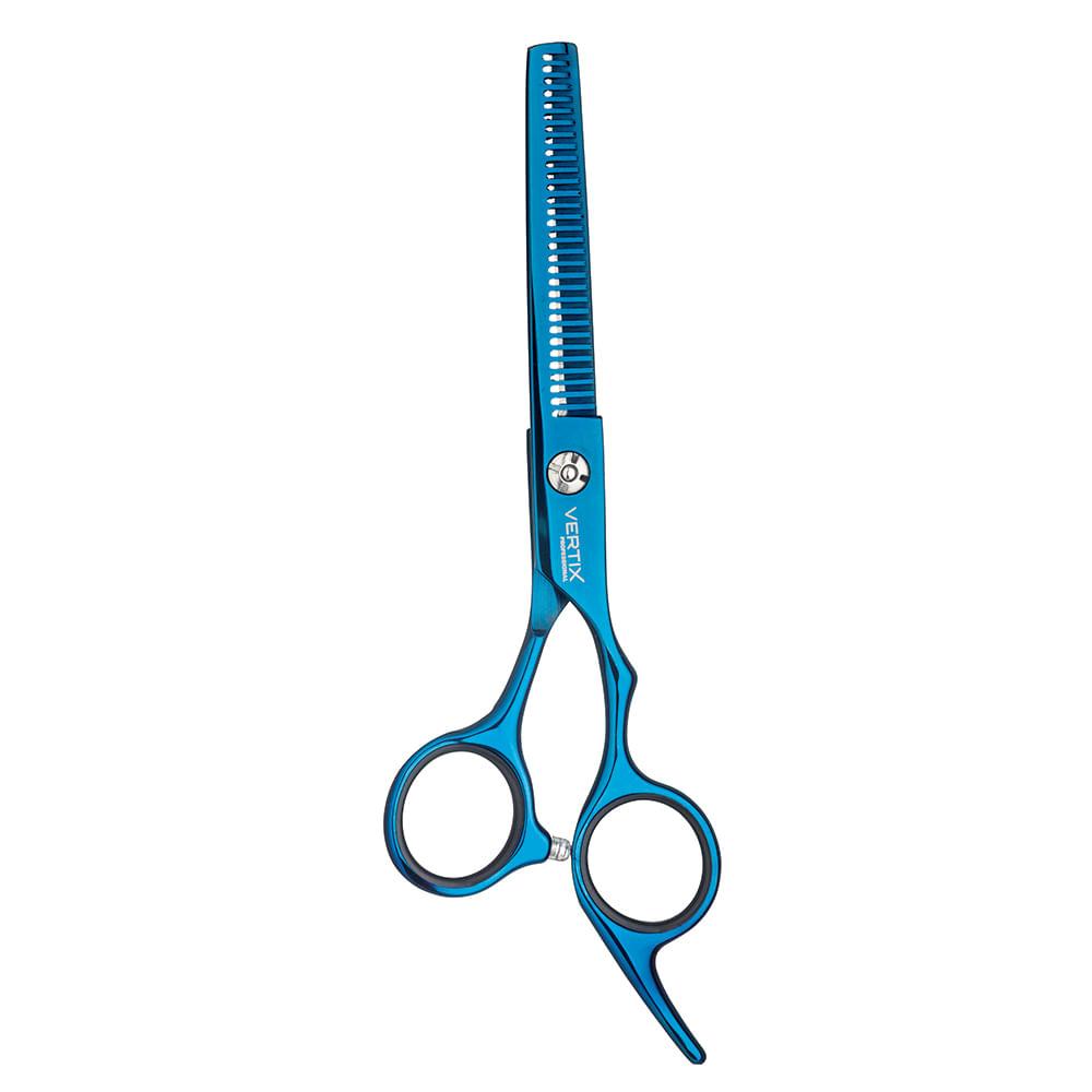 Vertix hair shear Blue Titanium Scissors Roughing 6.0 Hair Shear - Vertix Professional