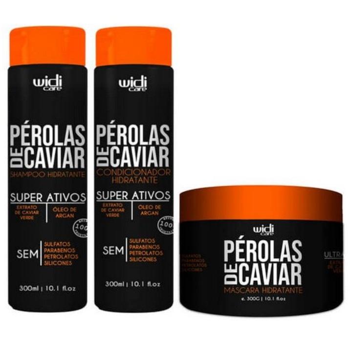 Widi Care Home Care Pérolas de Caviar Pearls Extract Home Care Maintenance Kit 3x300 - Widi Care