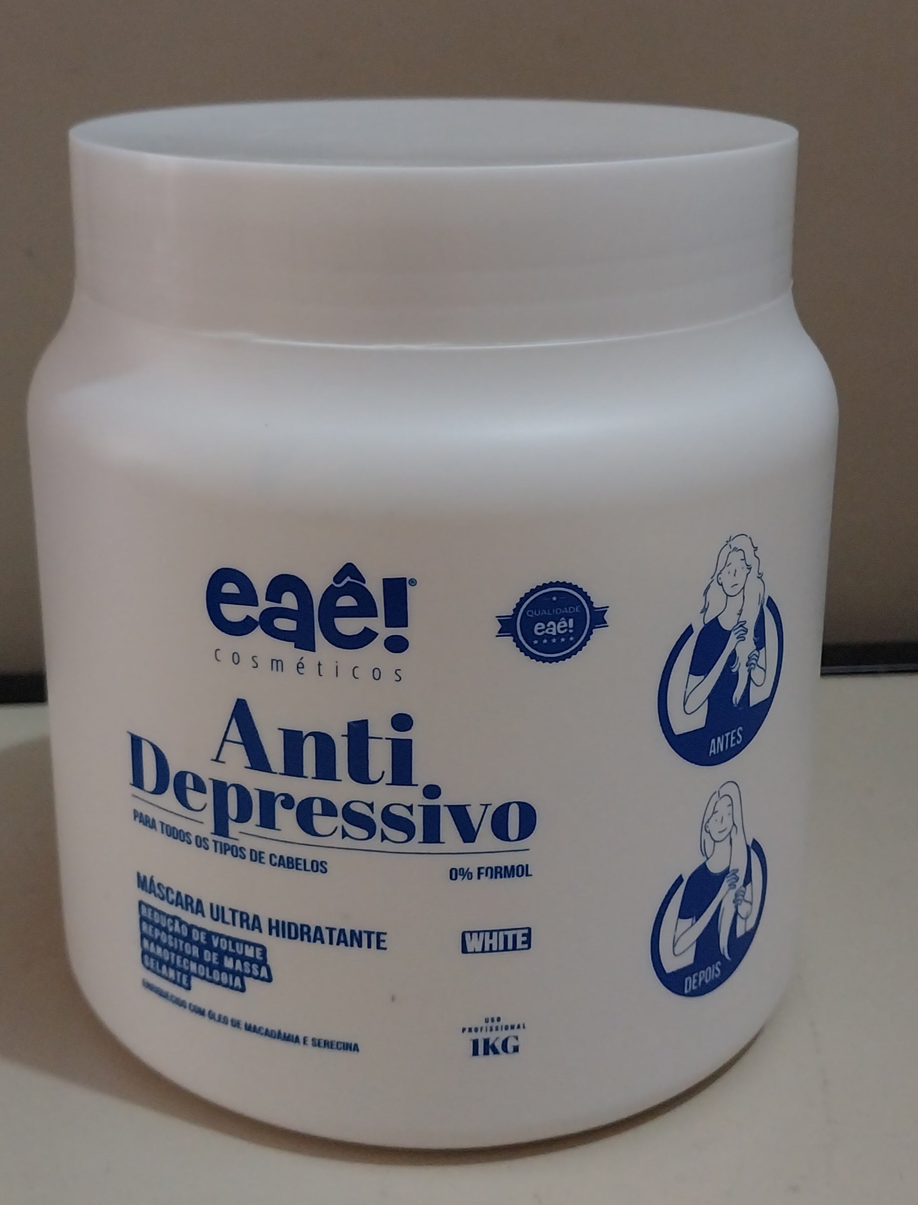 Eaê Cosmetics Masque Blanc Anti Dépressif 1Kg / 35,27 fl oz