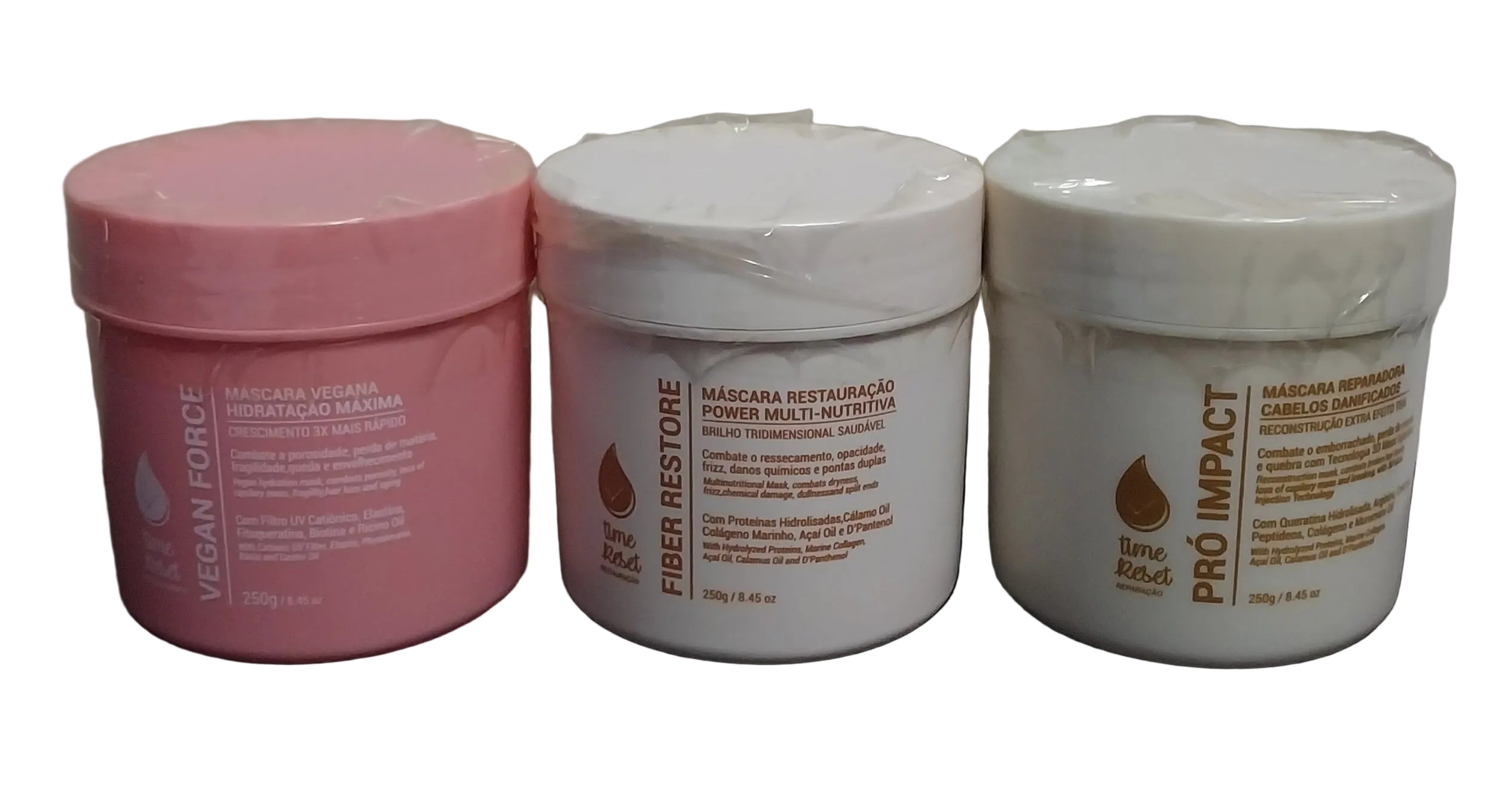 Hair Schedule Home Care Masks Damaged Hair Treatment Kit 3x 250g Nuance