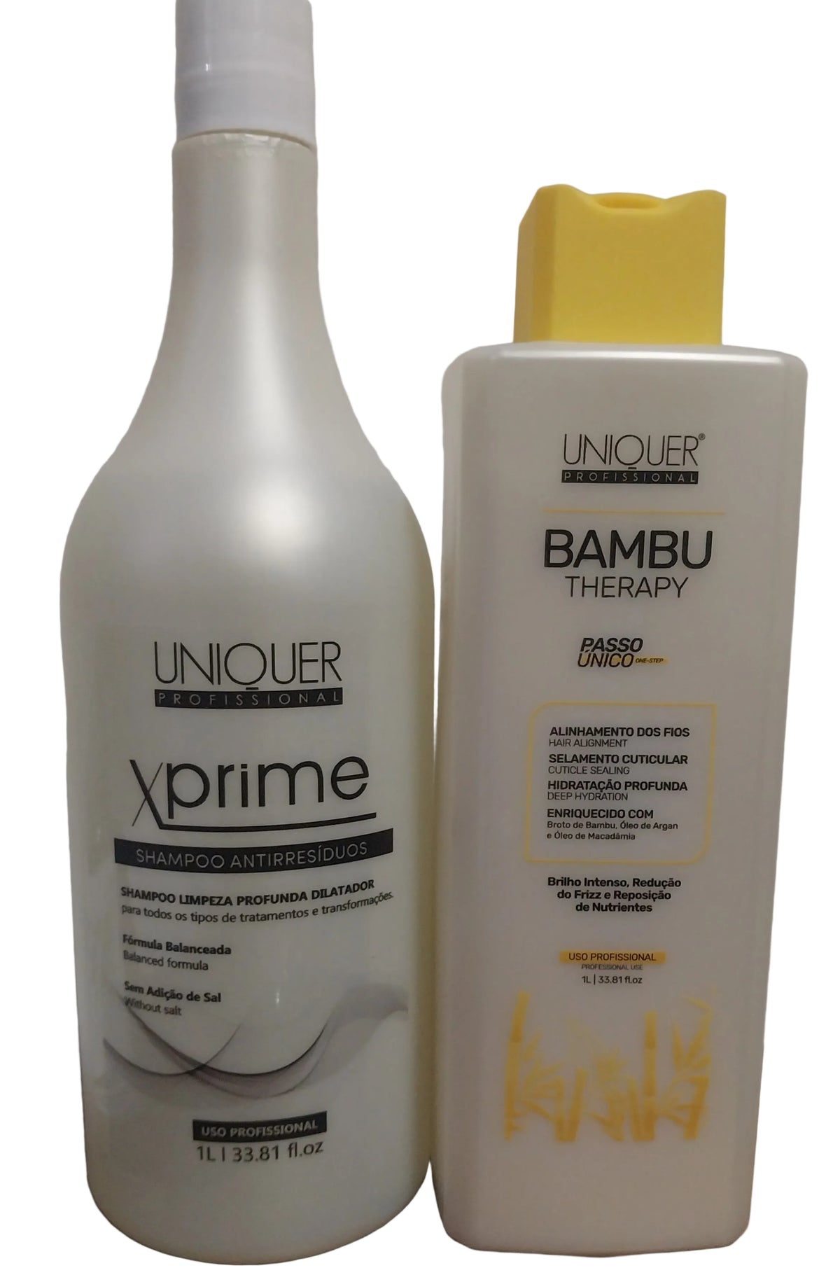 Kit de lissage progressif XPrime + Bamboo Progressive Brush 2x 1L Uniquer