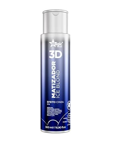 Brazilian Treatment Gray Effect Ice Blond 3D Tinting Gloss 500ml - Magic Color