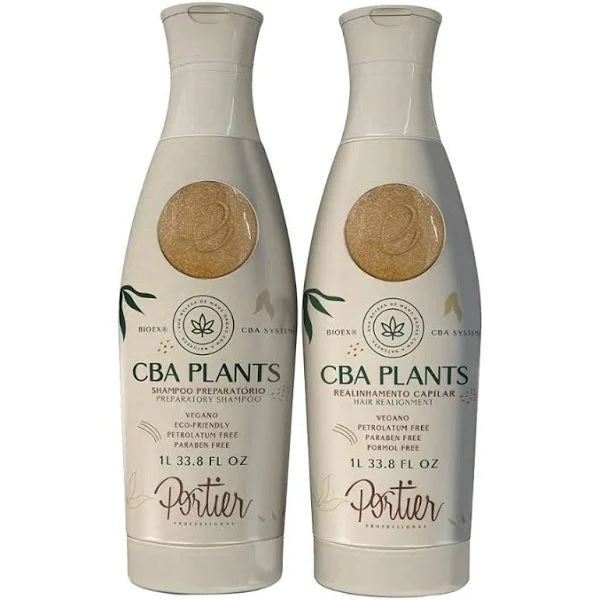 Alignement capillaire Portier CBA PLANTS basé sur CBA do Brasil Kit 2 x 1 litre