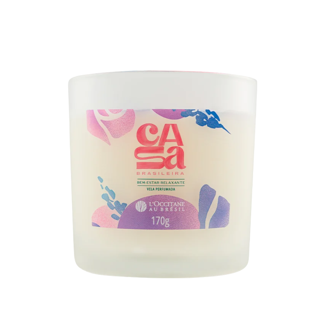 Au Brésil Bem-Estar Relaxante Scented Candle Fragance 170g L'Occitane