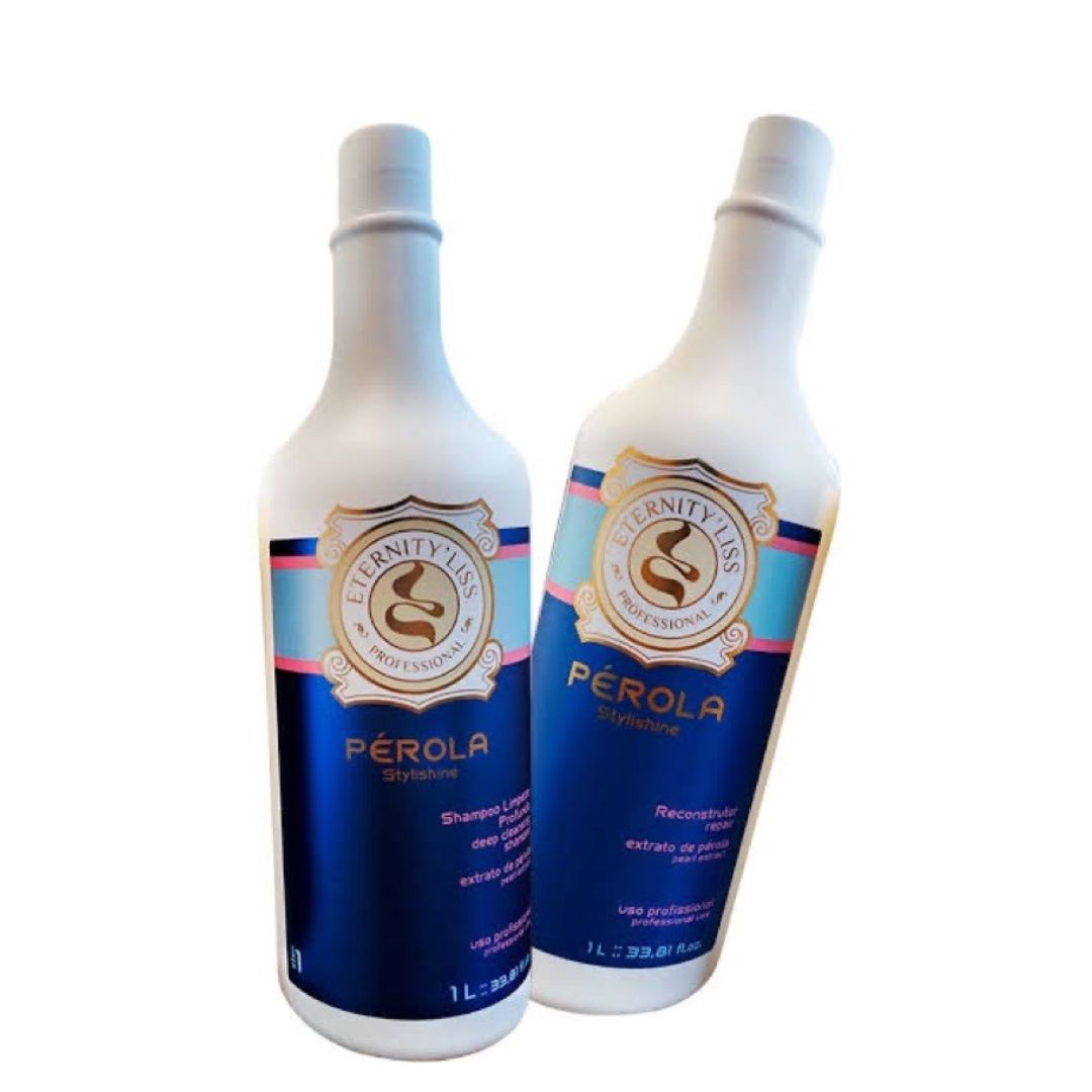 Kit de kératine brésilienne Eternity Liss Perola 2x 1L / 2x 33,8 fl oz