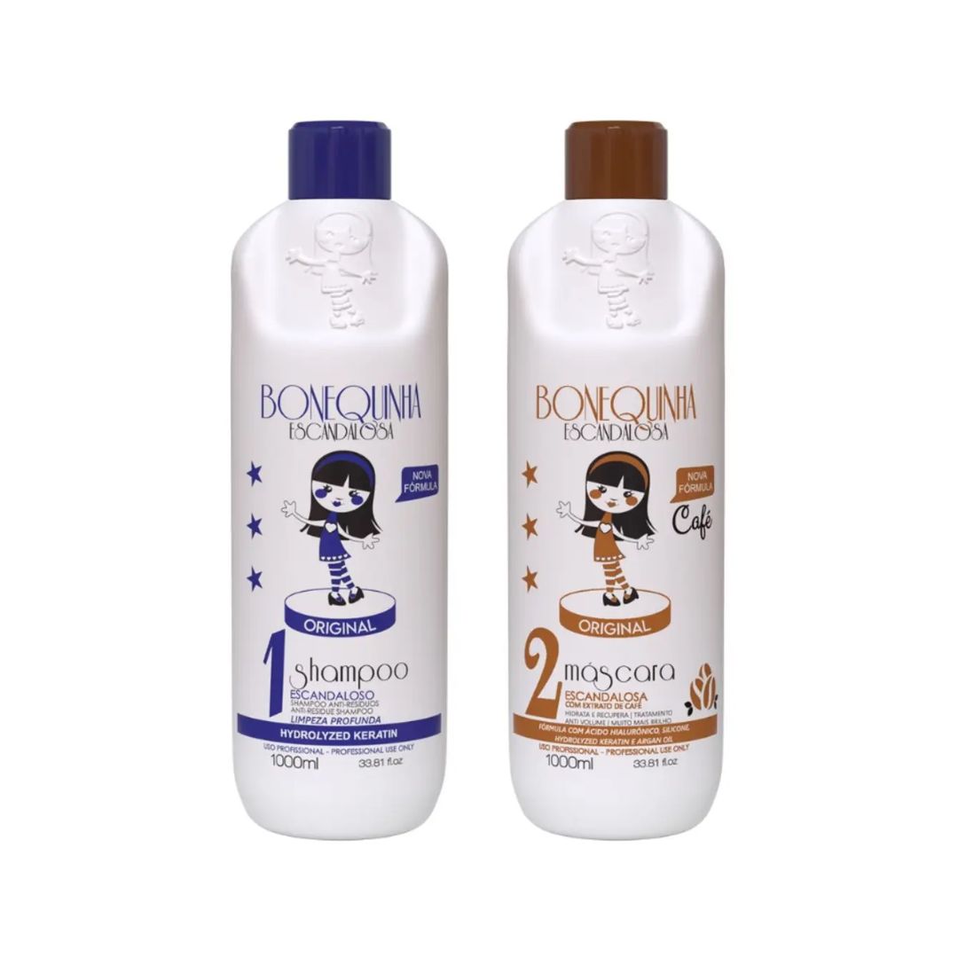 Kit de mastic à café Bonequinha Escandalosa 2x 1L / 2x 33,8 fl oz