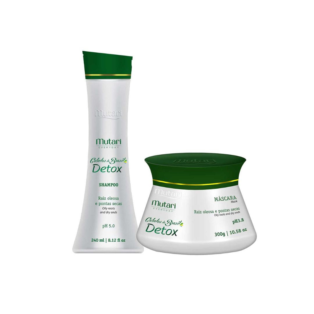 Mutari Detox Cabelos do Brasil Kit de soins à domicile