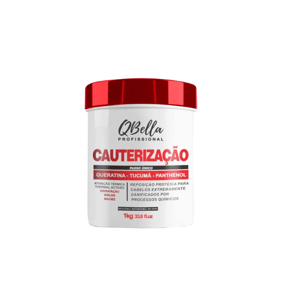 QBella Cauterization Thermal Activated Keratin Hair Treatment Mask 1Kg