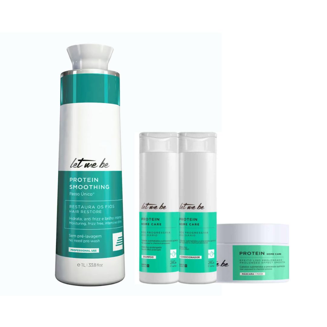 Kit d'entretien lissant et lissant à domicile Let Me Be Protein Smoothing de ProSalon