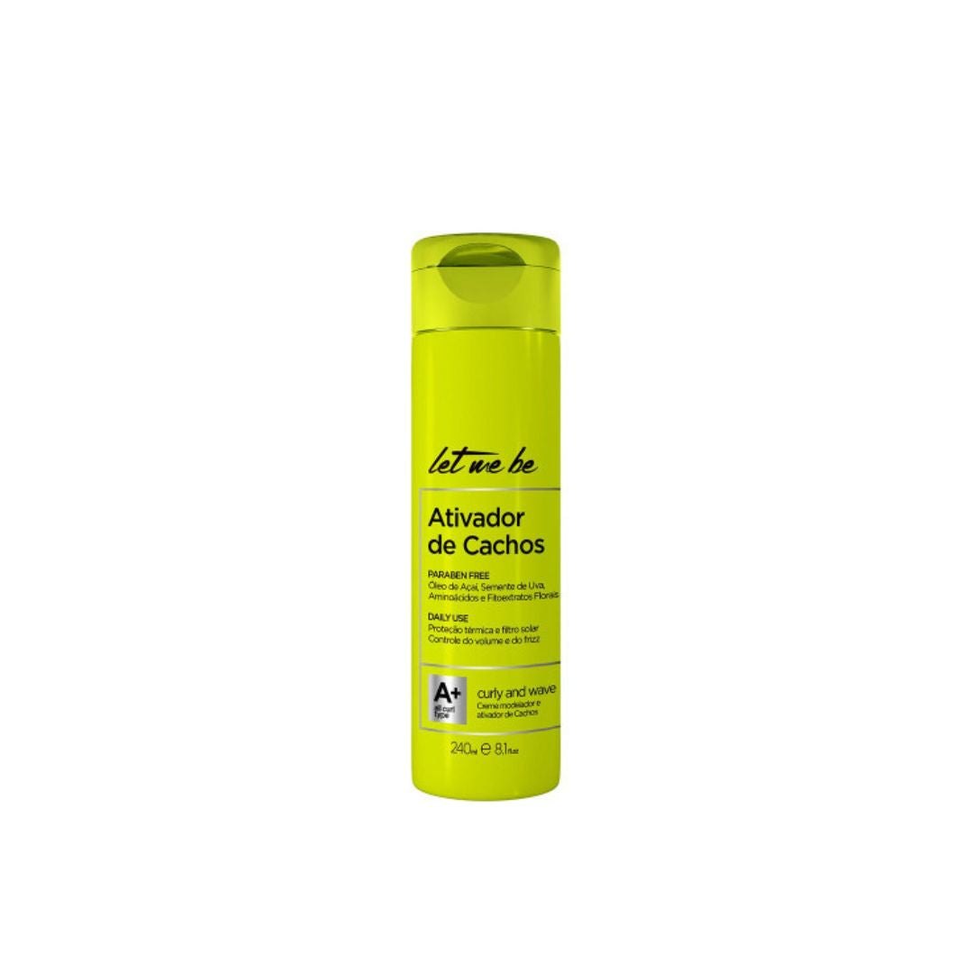 Traitement activateur de cheveux bouclés et ondulés Let Me Be Cachos de ProSalon, usage quotidien, 240 ml