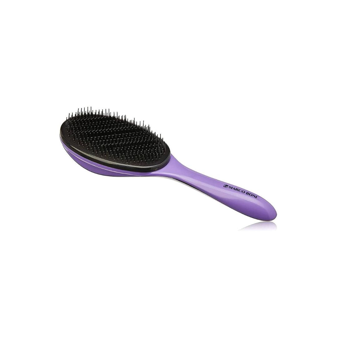 Brosse de coiffure ergonomique démêlante brésilienne violette 7350 Marco Boni