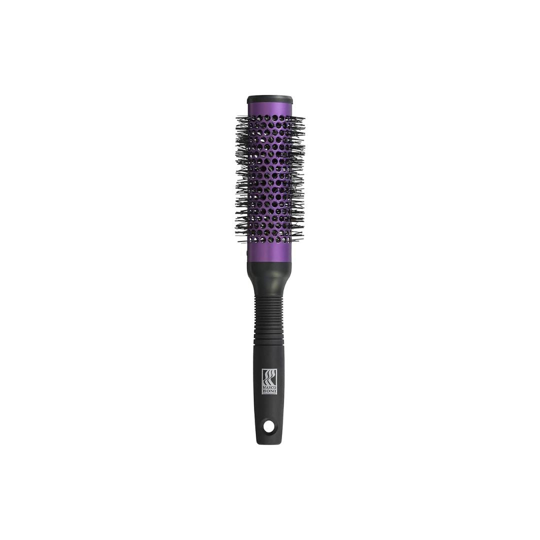 Brosse à cheveux violette brésilienne en fonte métallique thermique style 8043 50 mm Marco Boni