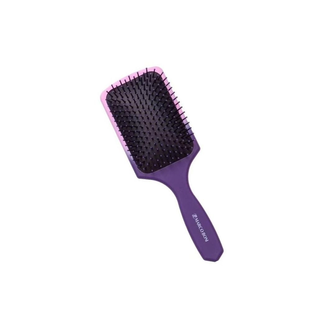 Brosse de coiffure brésilienne à coussin doux au toucher violet 7316 - Marco Boni