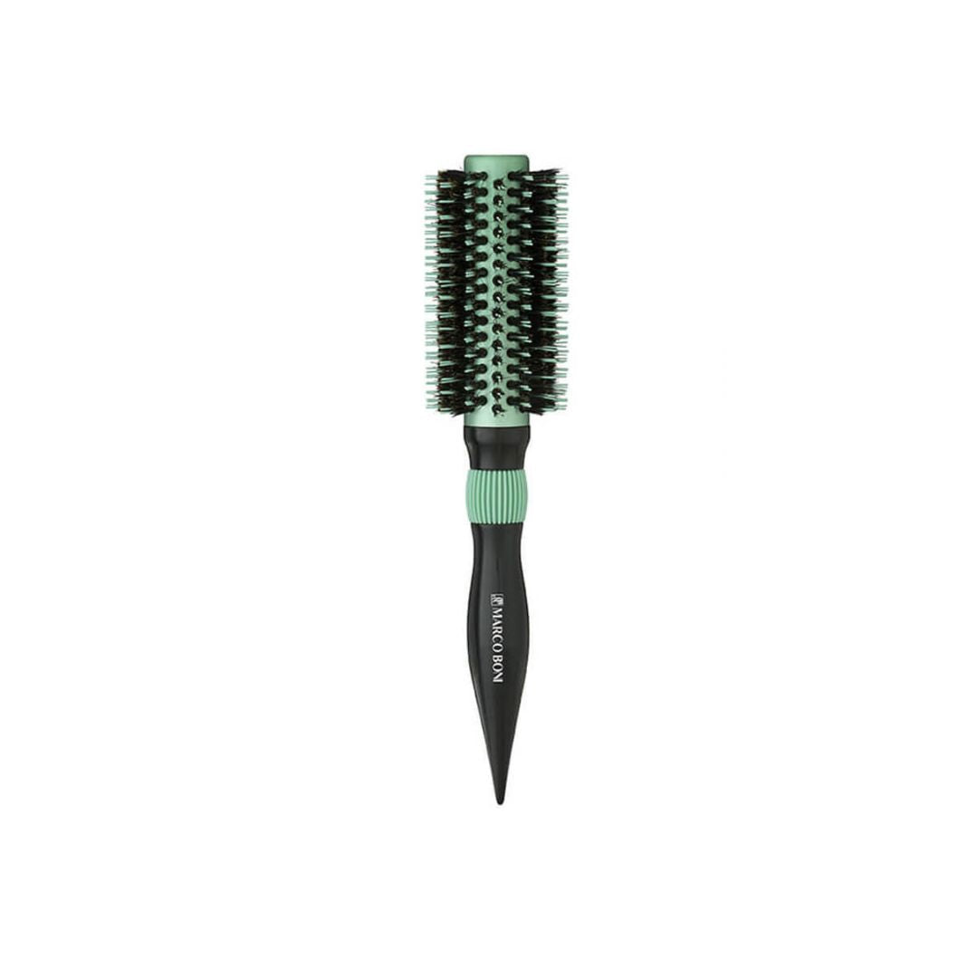 Brosse de coiffage thermique brésilienne verte Metallic Fun 56 mm 8052 - Marco Boni