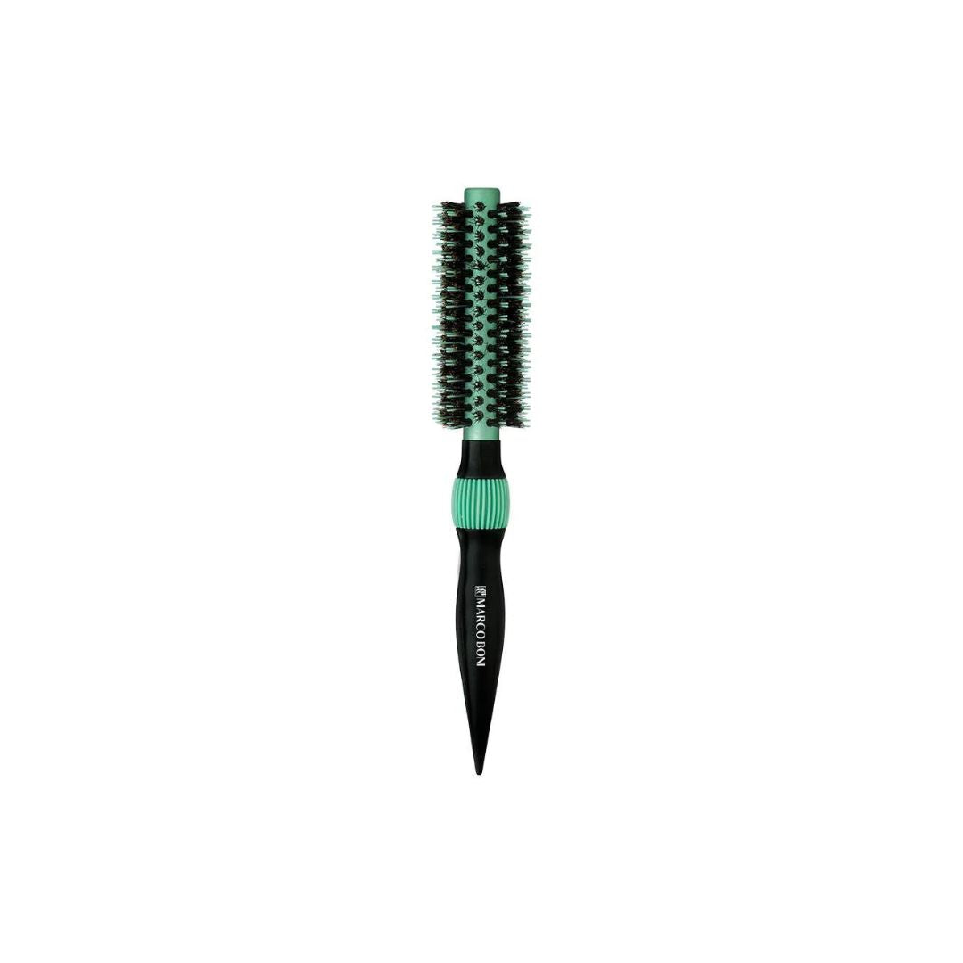 Brosse à cheveux en aluminium vert métallisé thermique 8051 40 mm Marco Boni