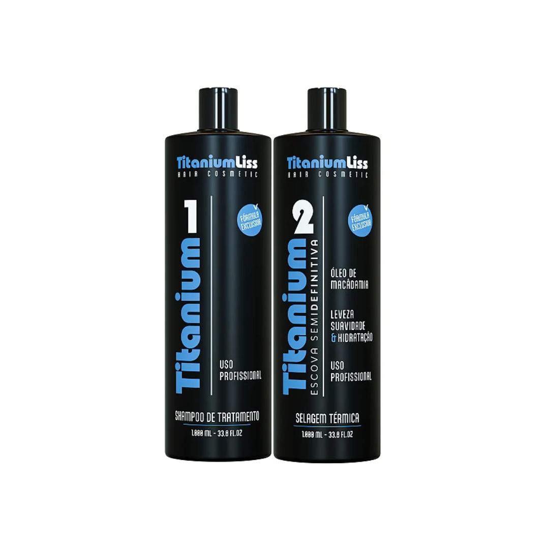 Kit de lissage progressif semi-définitif Titanium Liss 2x1L