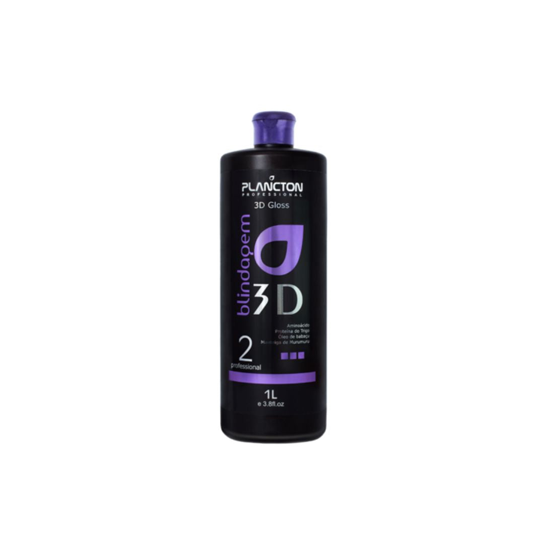 Plancton 3D Gloss Hair Shielding Progressive Brush Volume Reducer 1L