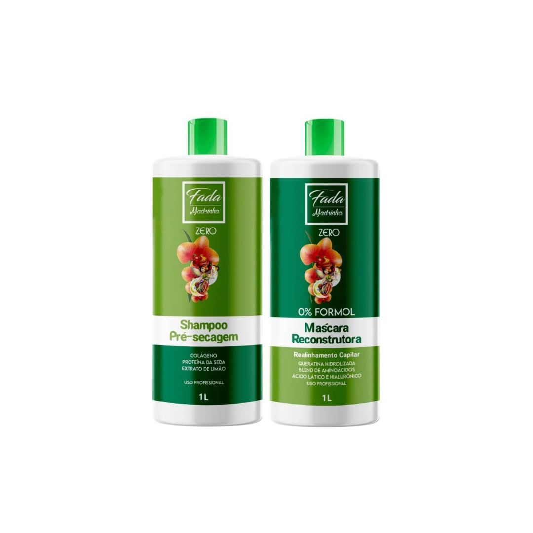 Paiolla Fada Madrinha Zero Kit de Lissage Scellant Bio 2x1L