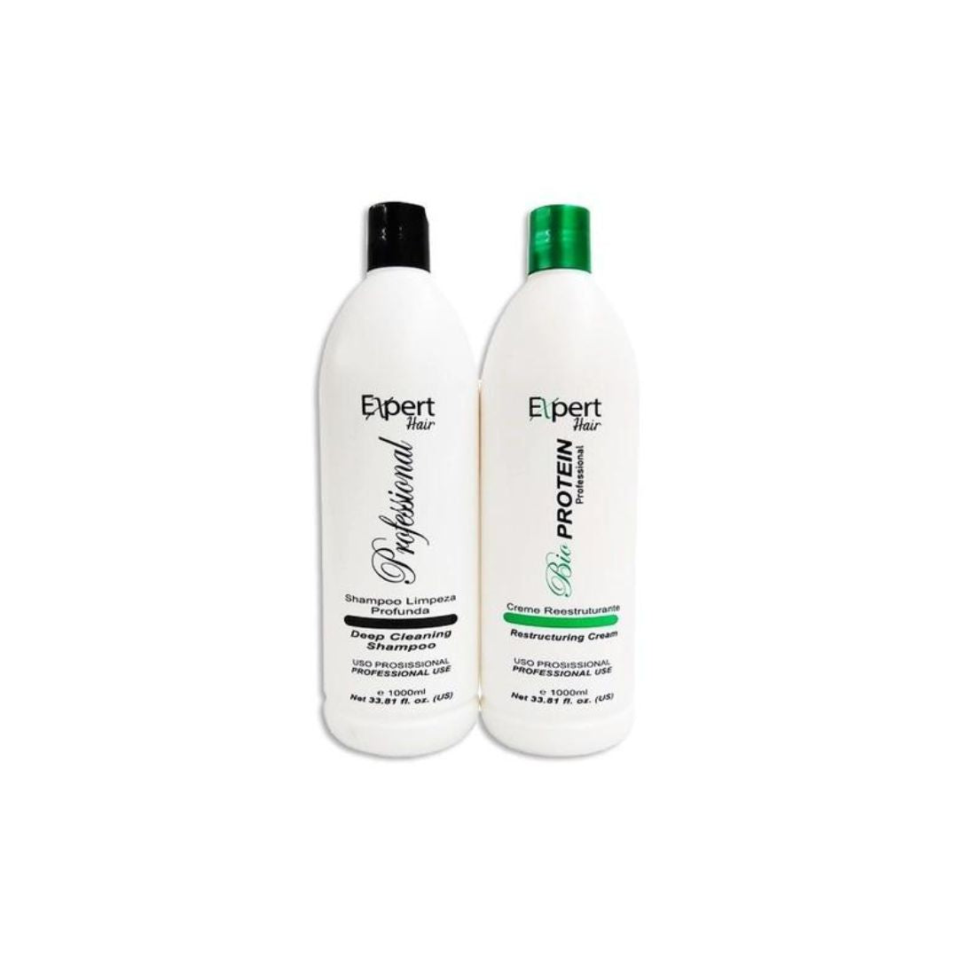 Kit de traitement lissant progressif Expert Hair Bio Protein 2x1L