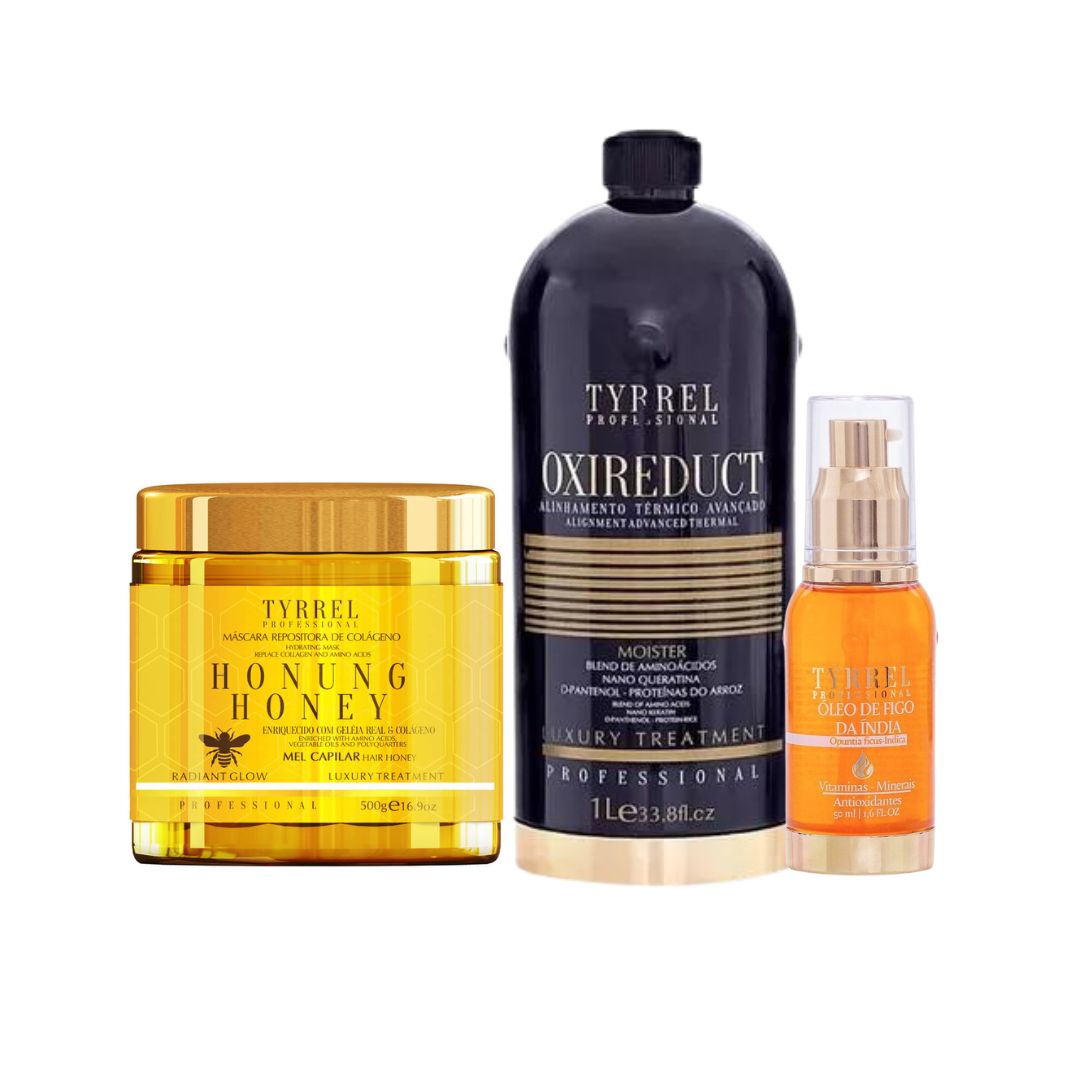 Tyrrel Oxireduct Progressive Brush + Honung Honey Mask + Indian Fig Oil Kit