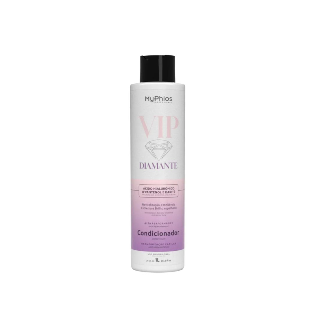 Mon Après-Shampooing Phios VIP Diamante Acide Hyaluronique Harmonisation Capillaire 1L