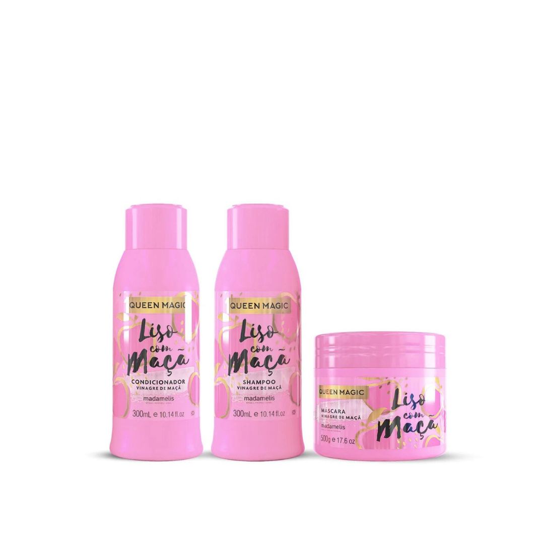 MadameLis Queen Magic Liso com Maca Hair Kit de traitement au vinaigre de pomme