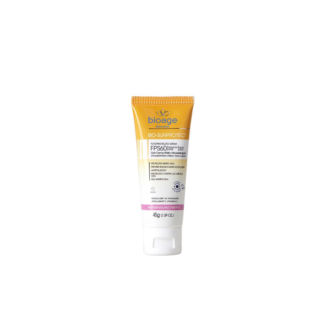 Crème solaire anti-âge anti-rides FPS 60 Protection de la peau 45G Bioage