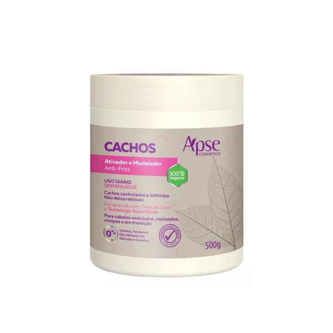 Cachos Curly Hair Activator Shaper Traitement Anti-Frisottis Vegan 500g Apse