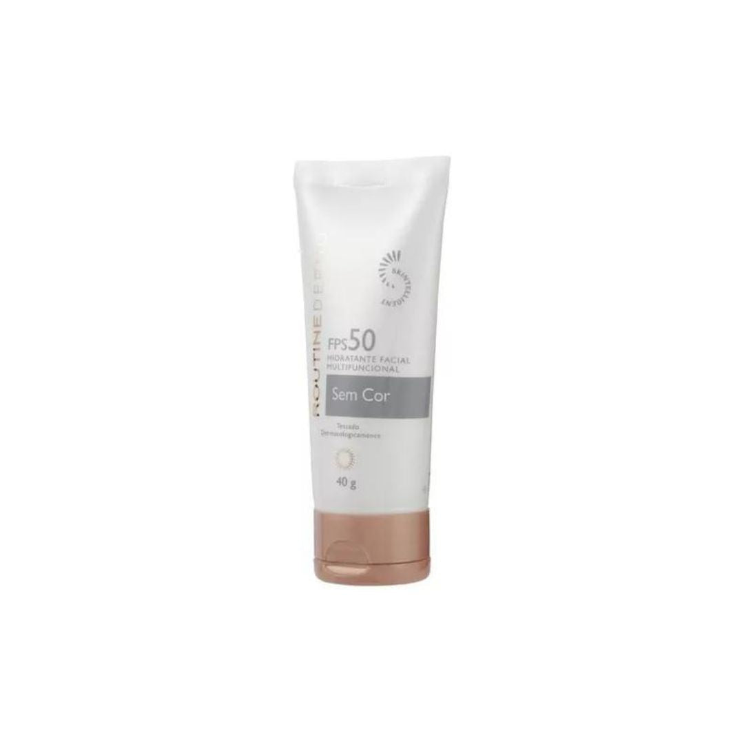 Routine Dermo Facial Crème Hydratante de Jour FPS 50 Soin de la Peau 40g Hinode