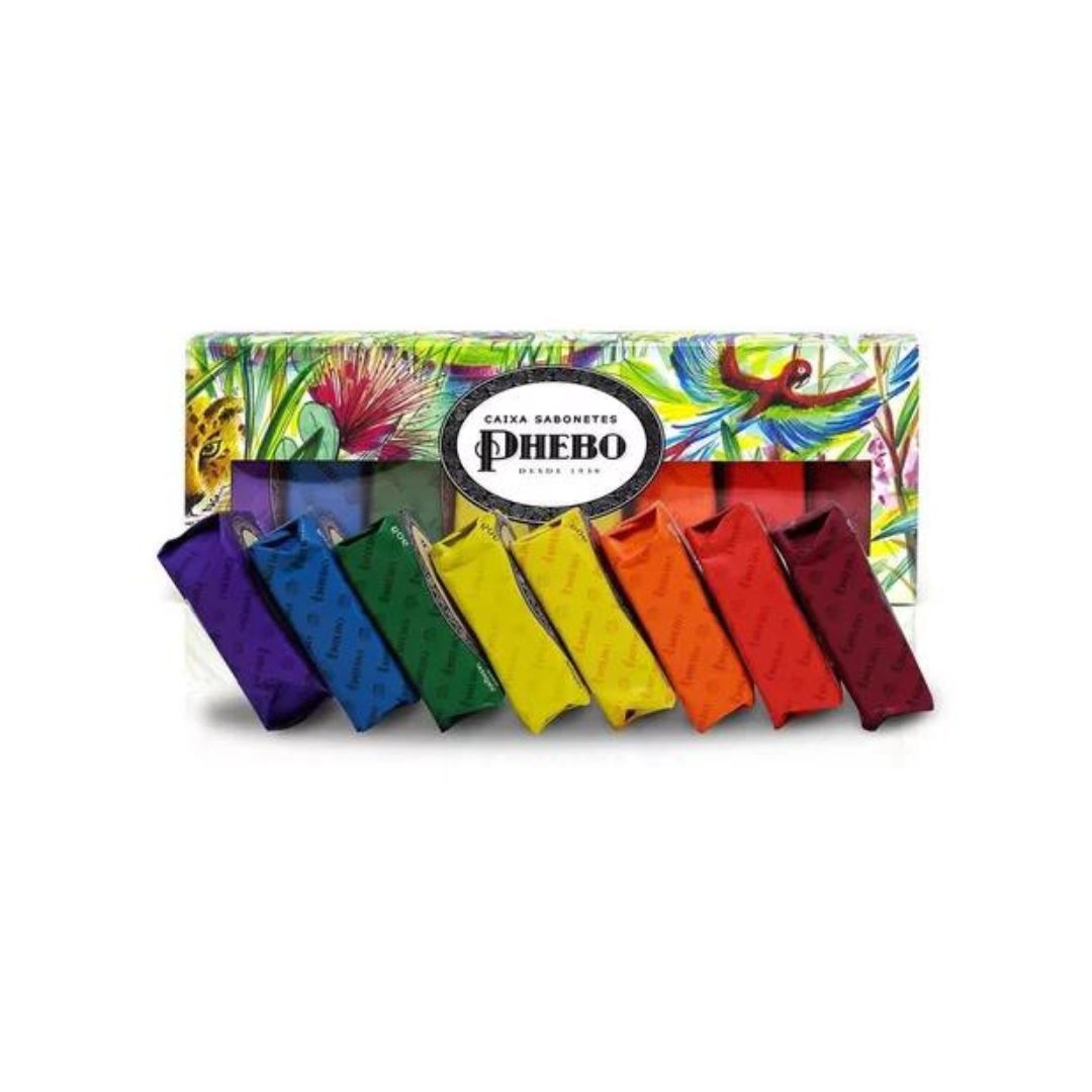 Coffret de savon pour le corps à la glycérine Phebo Amazonia 8x 90g