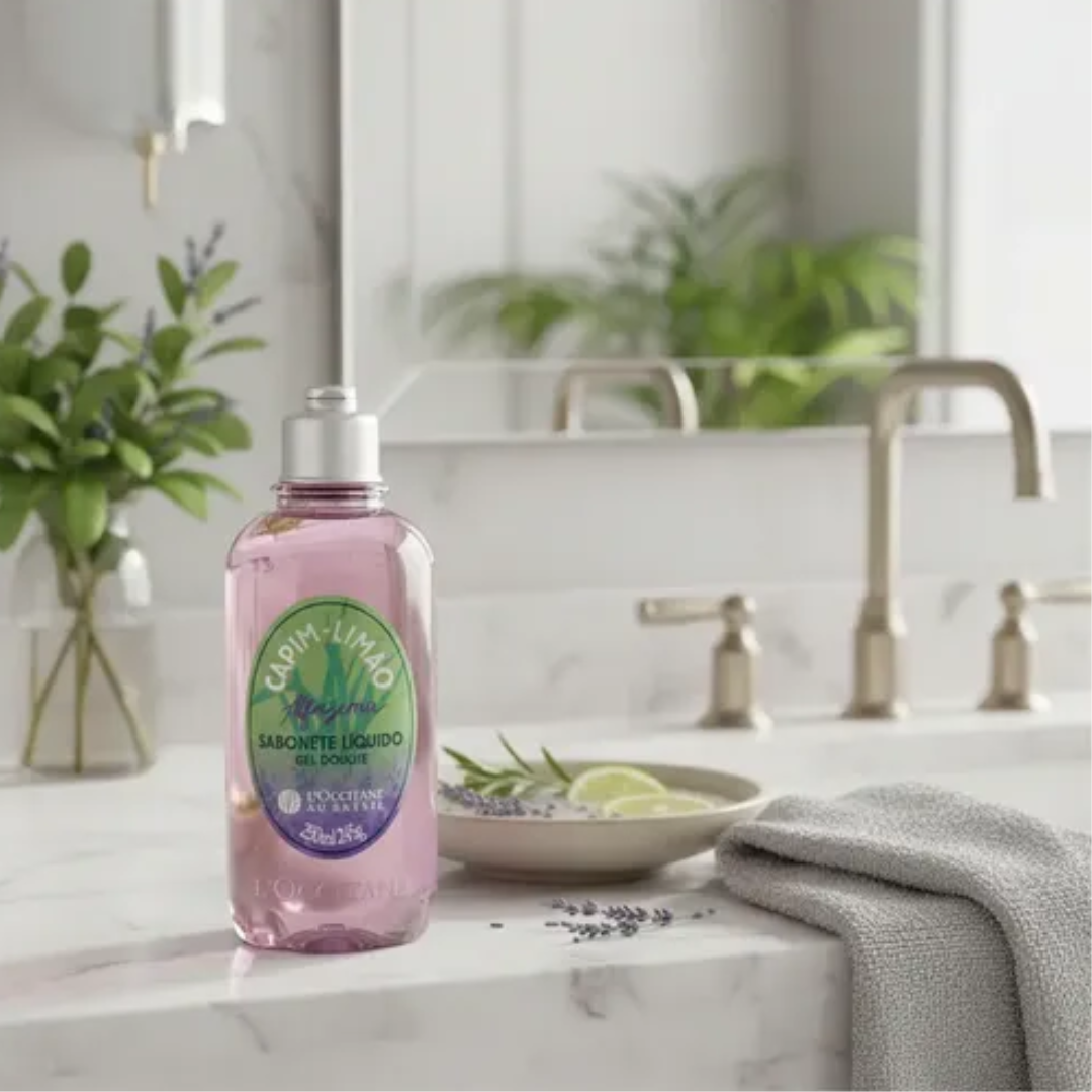 Capim Limao Lemongrass Lavender Liquid Soap 250ml L'Occitane