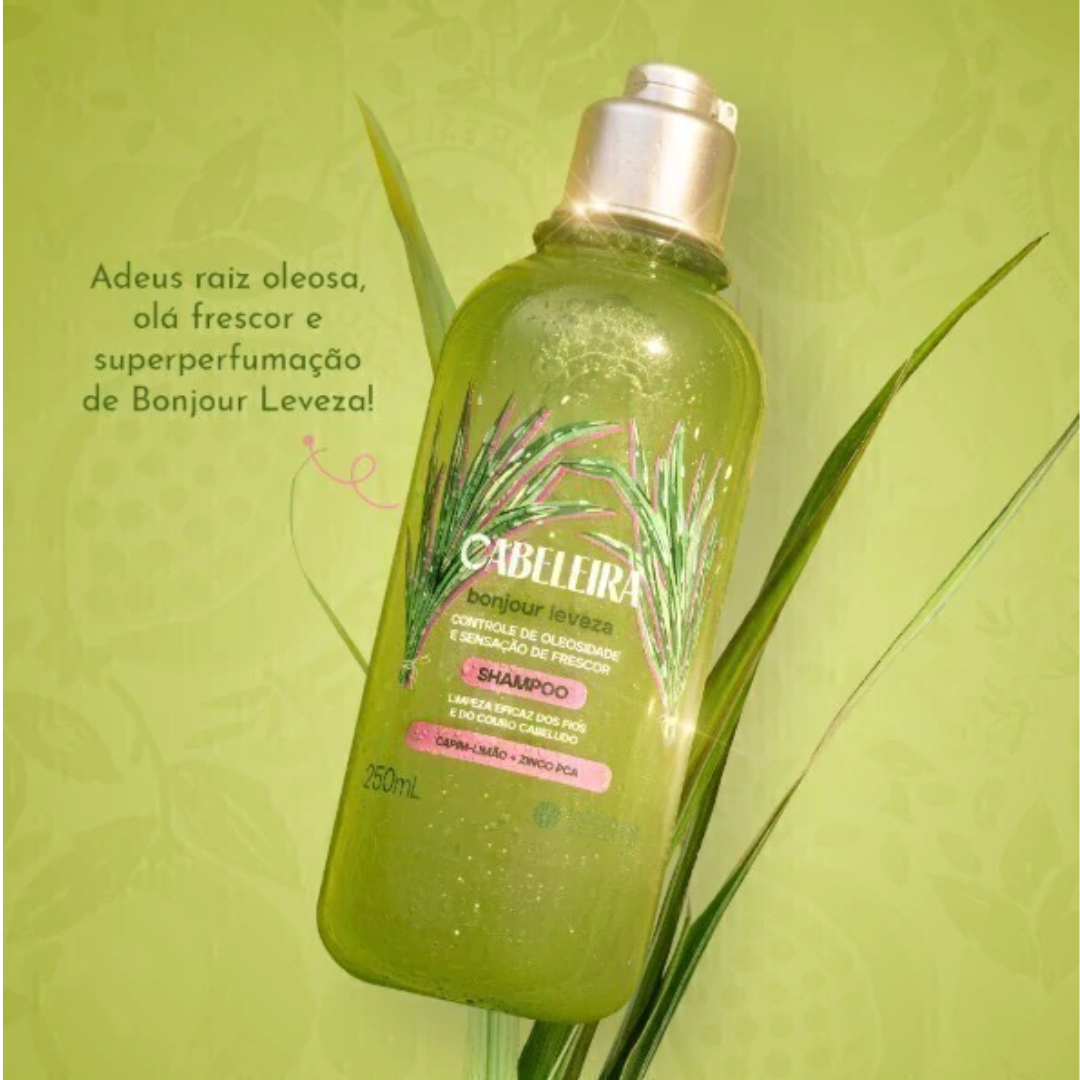 Bonjour Leveza Cabeleira Oily Hair Purifying Shampoo 250ml L'Occitane