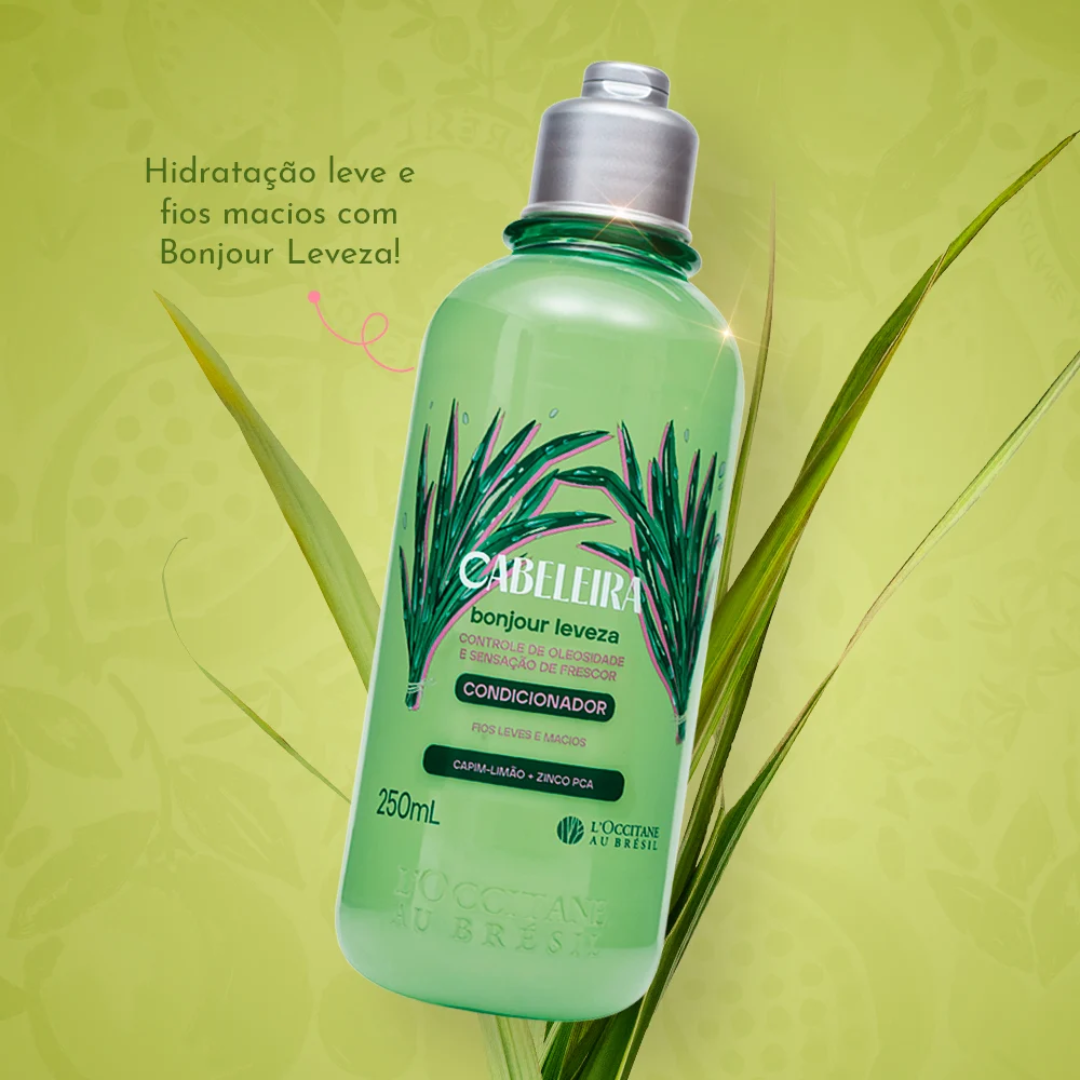 Bonjour Leveza Cabeleira Lightweight Conditioner Oily Hair 250ml L'occitane