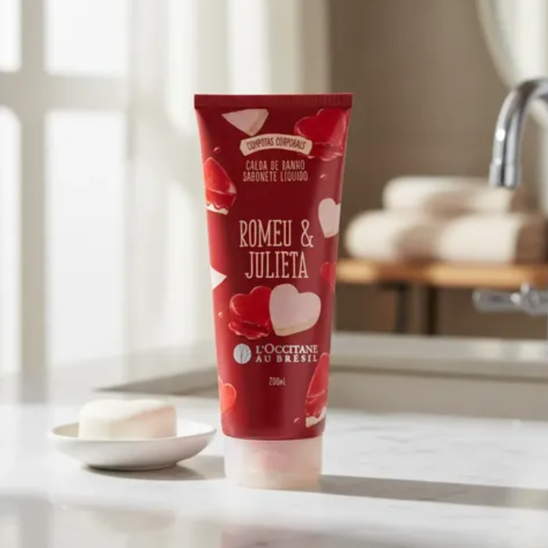 Au Brésil Romeu e Julieta Shower Syrup Body Wash 200ml L'Occitane