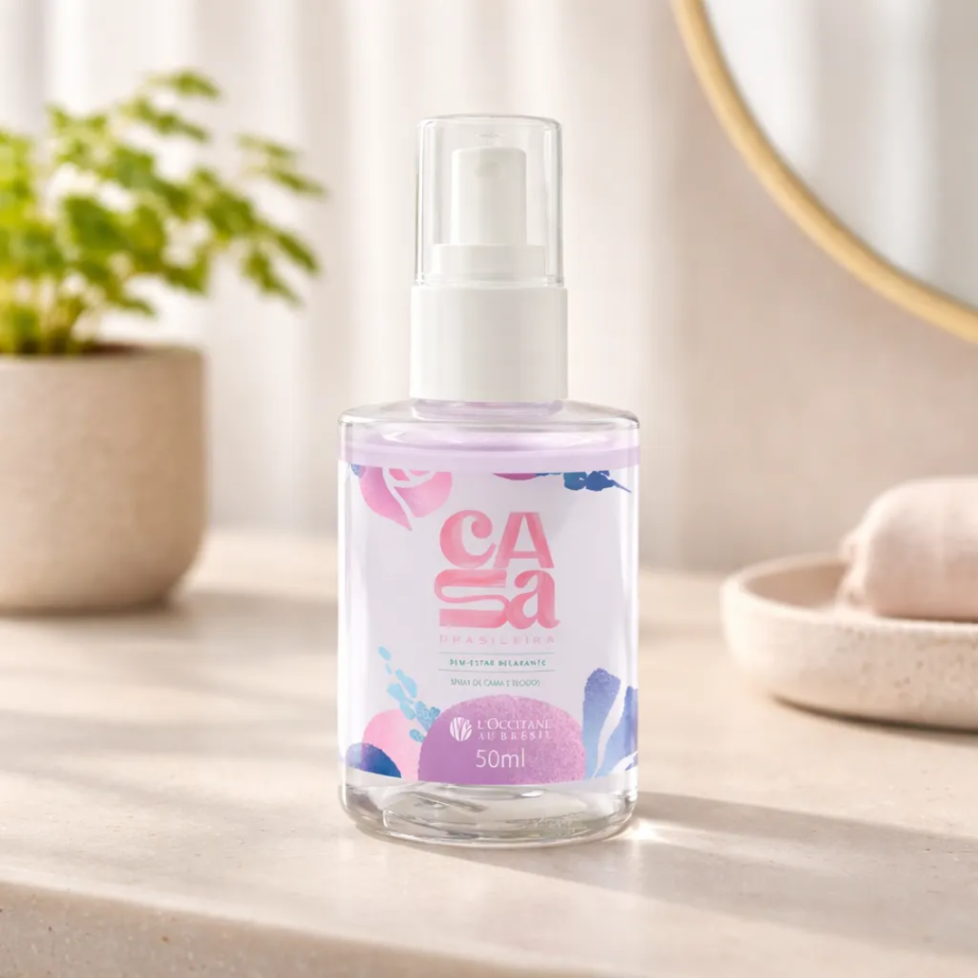 Au Brésil Relaxante Bed Fabric Mist Home Spray Fragance 50ml L'Occitane
