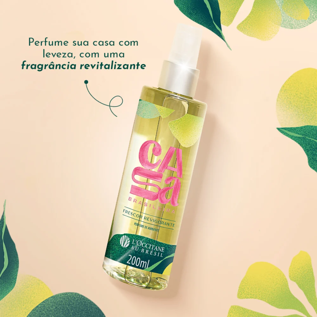 Au Brésil Frescor Refrigorante Casa Home Fragrance 200ml L'Occitane