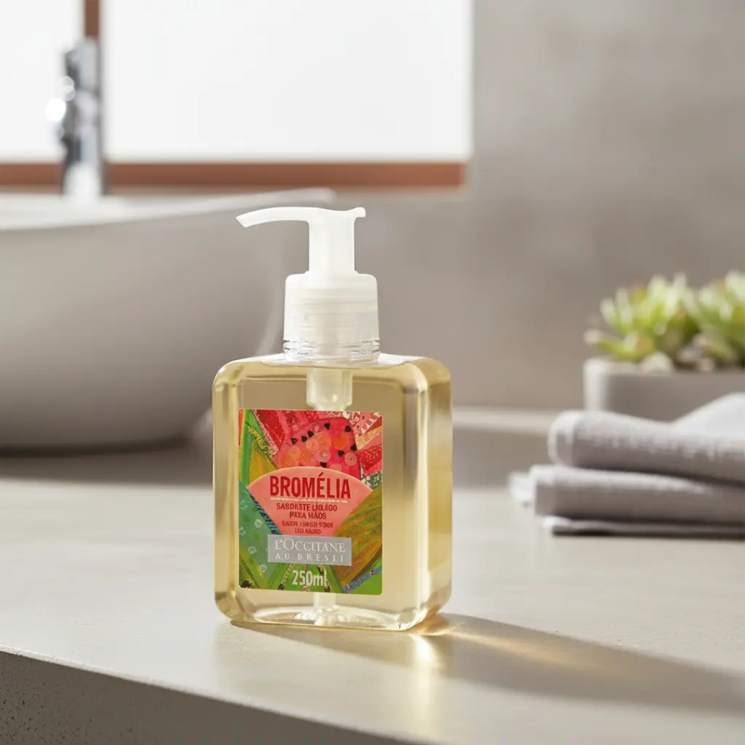 Au Brésil Bromélia Liquid Hand Soap Fragance 250ml L'Occitane