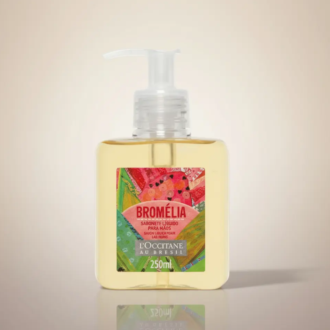 Au Brésil Bromélia Liquid Hand Soap Fragance 250ml L'Occitane