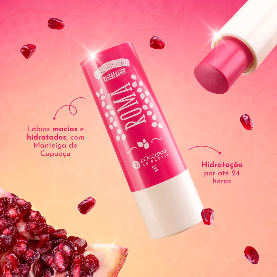 Au Brésil Romã Regenerating Lip Balm Daily Care 4g L'Occitane