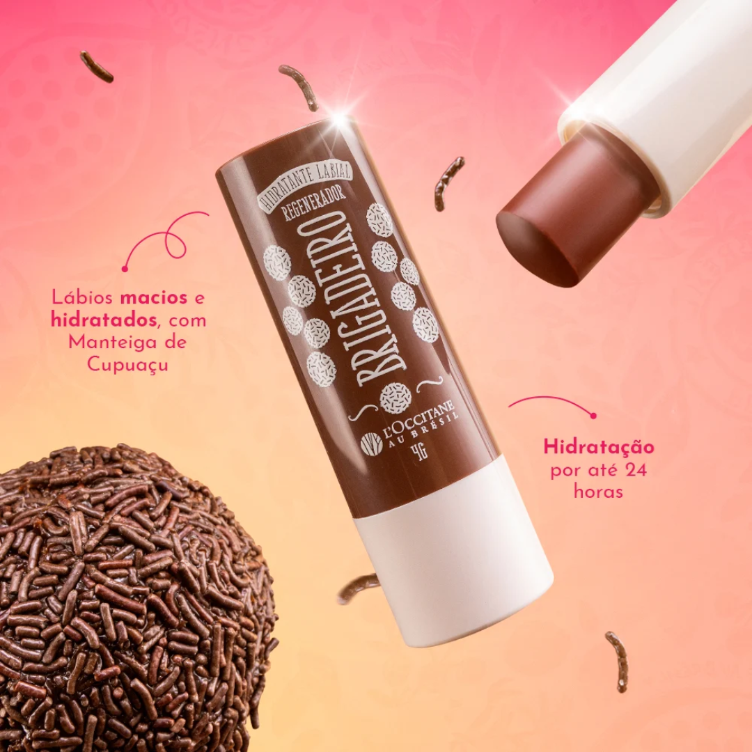 Au Brésil Brigadeiro Regenerating Lip Balm Daily Care 4g L'Occitane