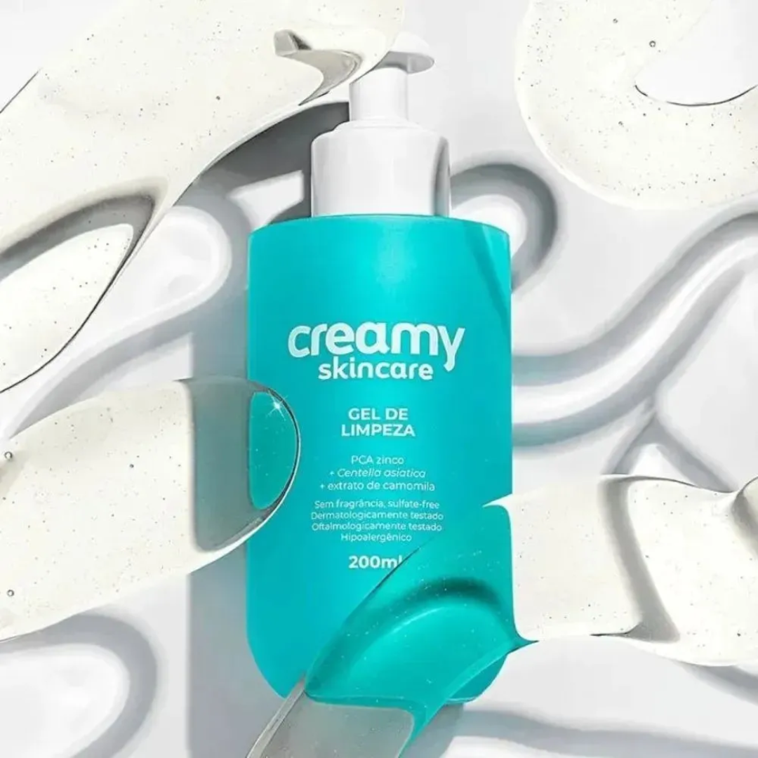 Creamy Skincare Facial Cleansing Gel Oil Control Cleanser 200ml Creamy