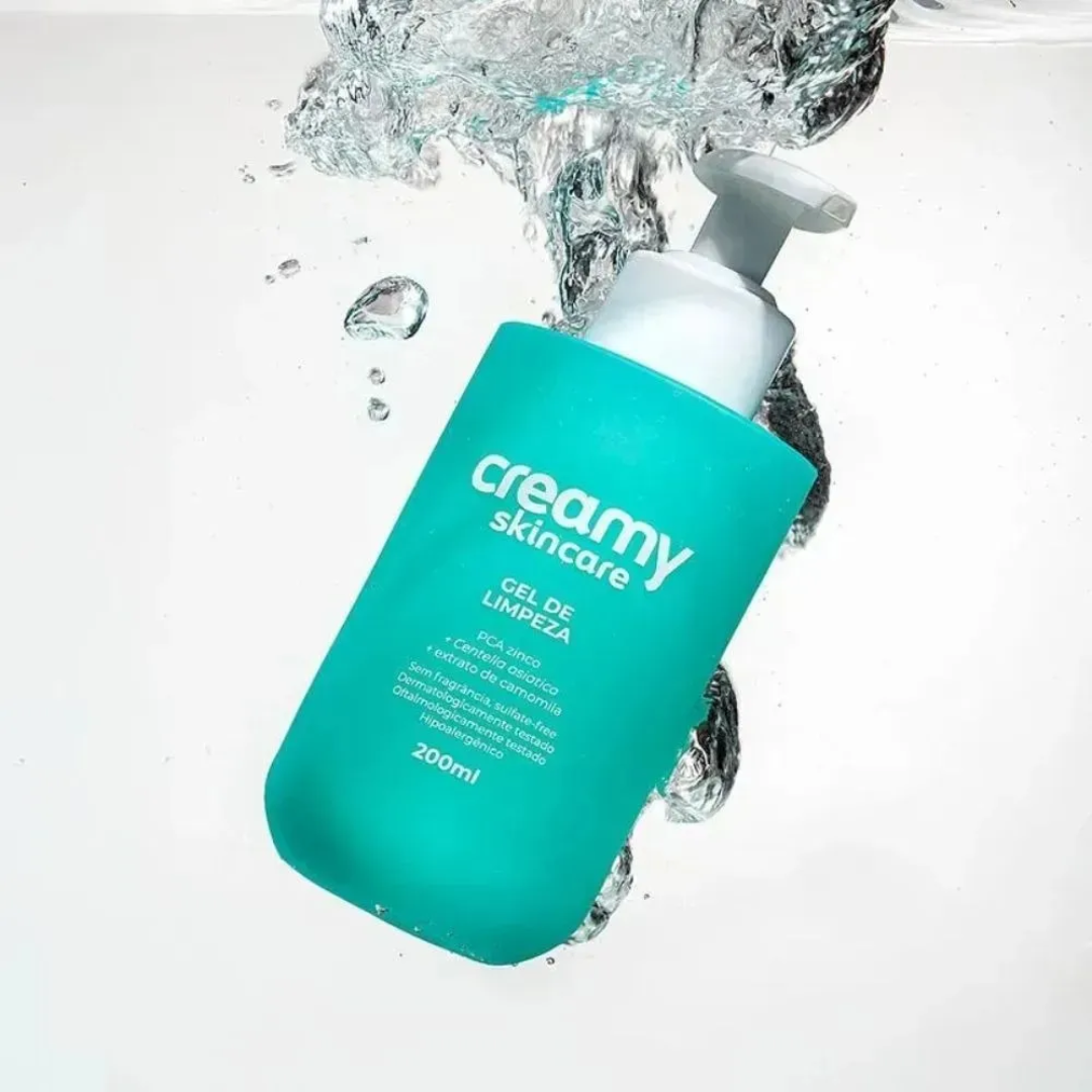 Creamy Skincare Facial Cleansing Gel Oil Control Cleanser 200ml Creamy