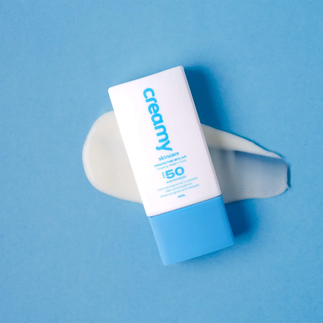 Skincare Watery Fluid Facial Sunscreen Protection SPF 50 40ml Creamy