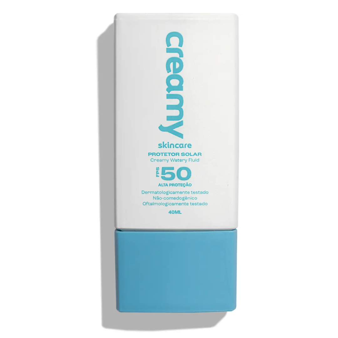 Skincare Watery Fluid Facial Sunscreen Protection SPF 50 40ml Creamy