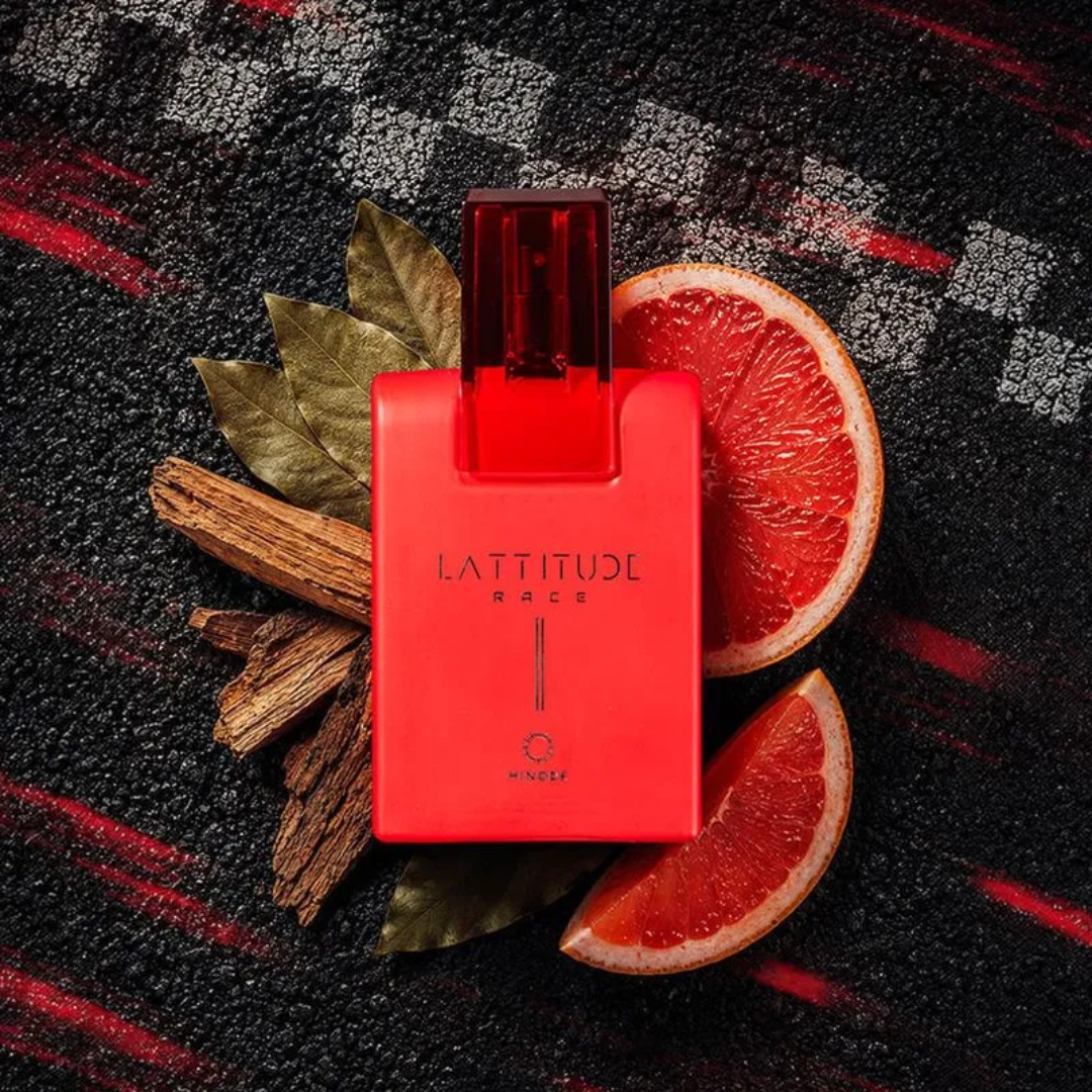 Lattitude Race Deo Parfum Vibrant Woody Fragrance for Men 100ml Hinode