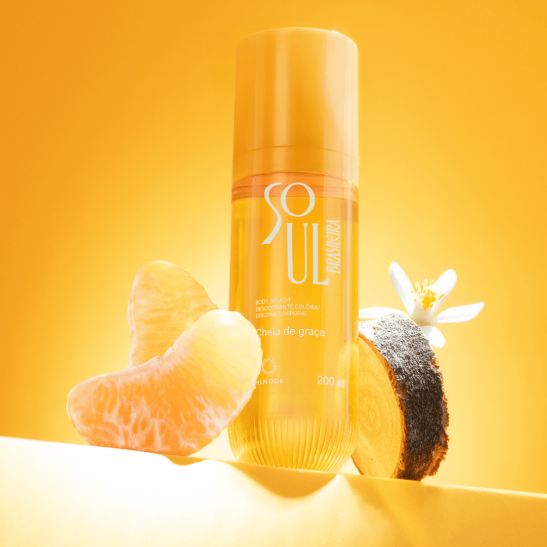 Body Splash Soul Brasileira Cheia de Graça Fresh Fruity Floral 200ml Hinode