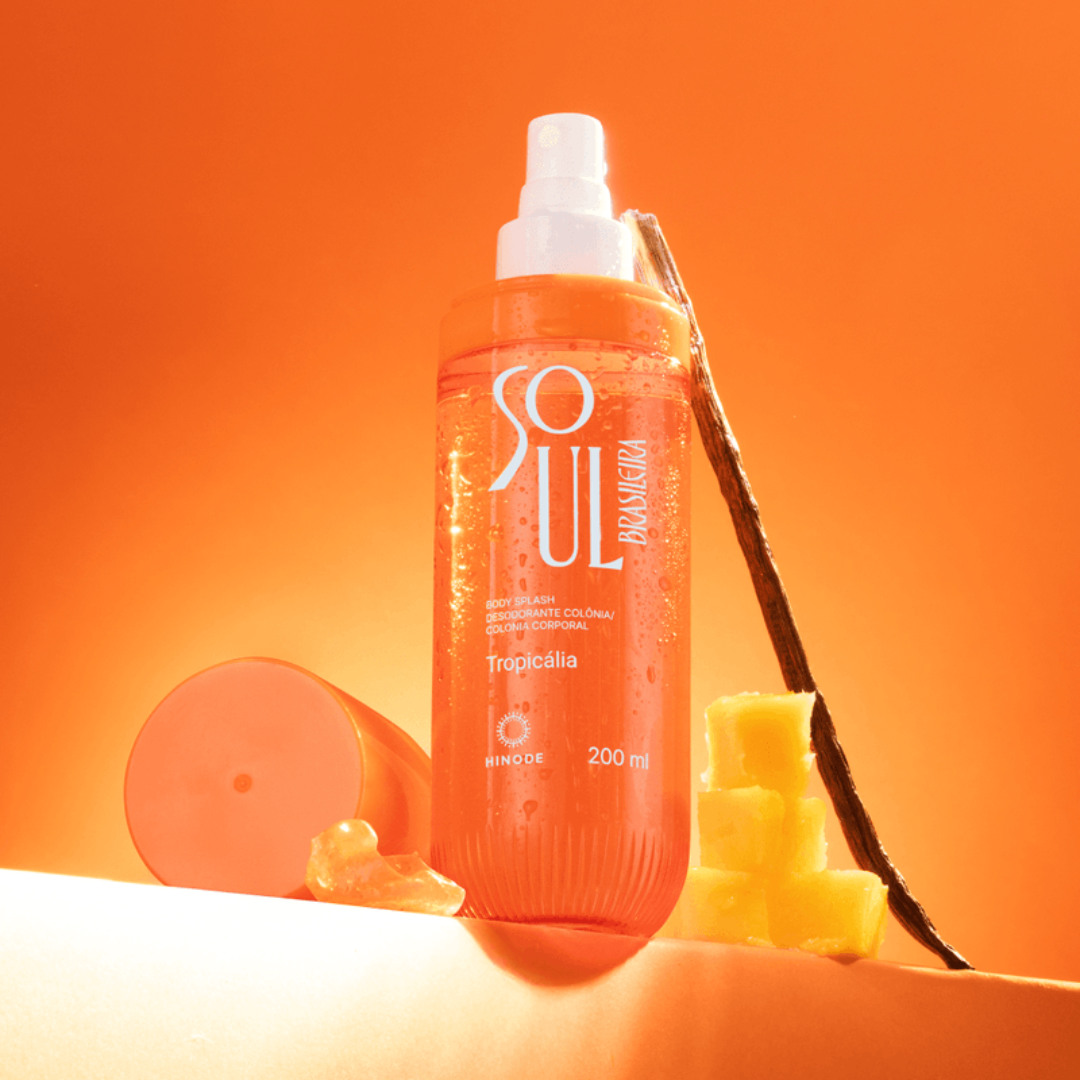Body Splash Soul Brasileira Tropicália Fresh Fruity Floral  200ml Hinode