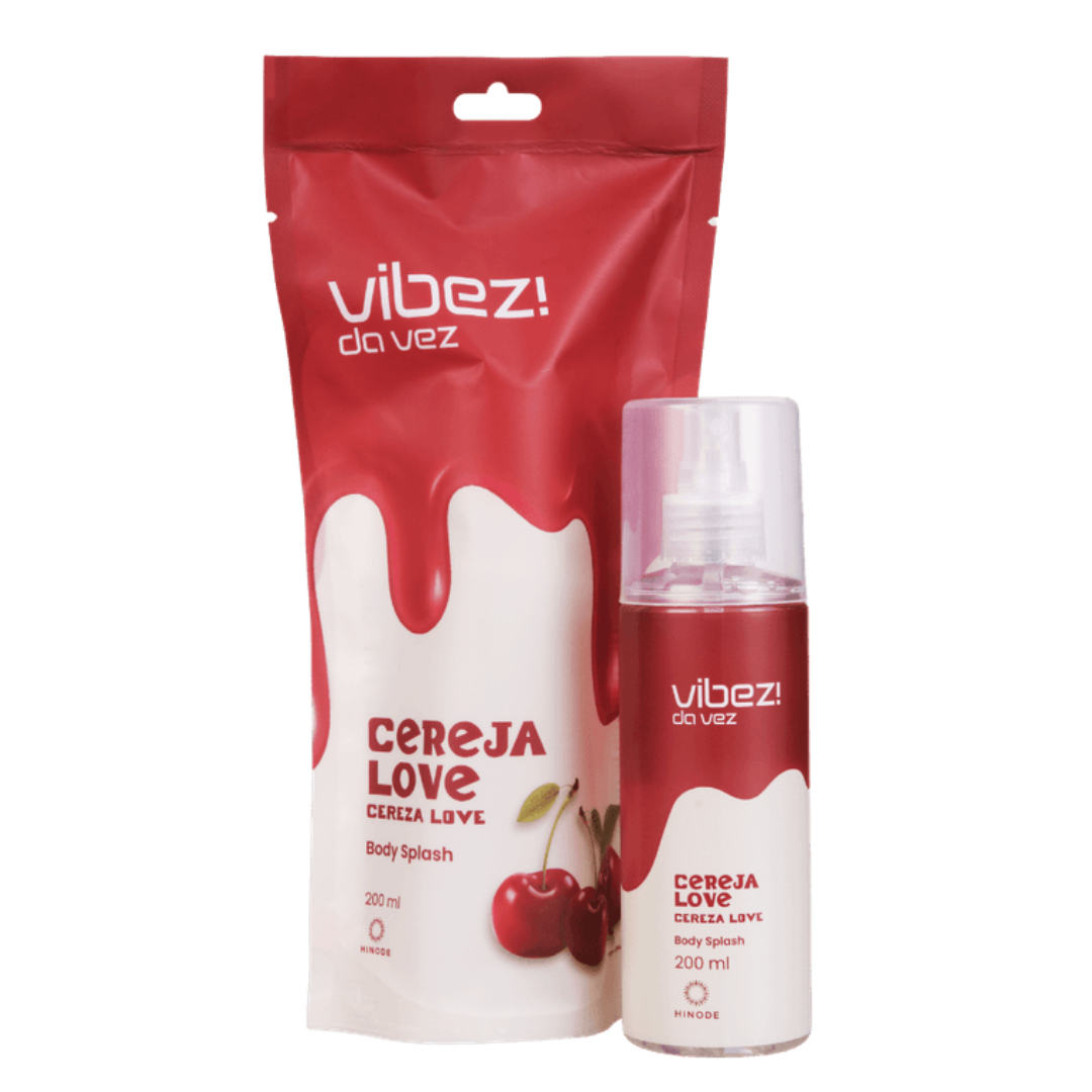 Cereja Love Vibez da Vez Body Splash Sweet Fruity Fragrance 200ml Hinode